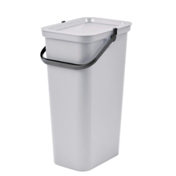 Recycling Papierkorb Tontarelli Moda 24 L Weiß (6 Stück) – Bild 2