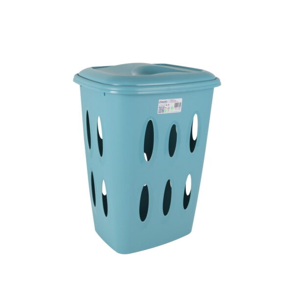 Korb für schmutzige Wäsche Tontarelli Laundry Blau 41 x 33,2 x 54,5 cm (12 Stück) – Bild 2