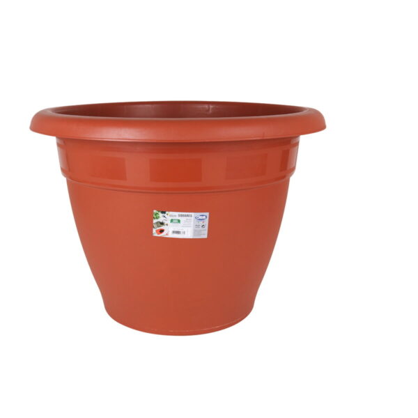 Blumentopf Dem Squares Kunststoff Braun Ø 60 cm (6 Stück) – Bild 2
