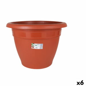 Blumentopf Dem Squares Kunststoff Braun Ø 60 cm (6 Stück)