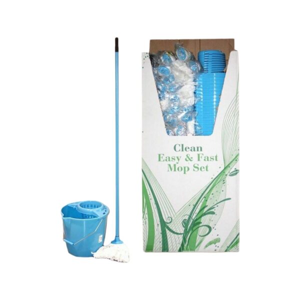 Eimer und Mopp-Set La Mopperia Azul Blau (40 Stück) – Bild 2