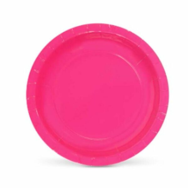 Geschirr-Set Algon Einwegartikel Pappe Pink 20 x 20 x 1,5 cm (36 Stück) – Bild 2