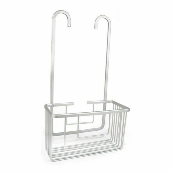 Duschaufhänger Confortime Alluma Aluminium Silberfarben 25 x 12,5 x 44,5 cm (6 Stück) – Bild 2