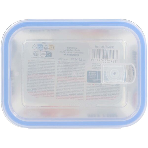 Lunchbox hermetisch Quttin Durchsichtig rechteckig 1L (6 Stück) – Bild 5