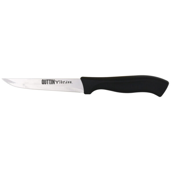 Küchenmesser Quttin Kasual Schwarz Silberfarben 22 x 2 x 1,5 cm Mehrzweck (48 Stück) – Bild 2