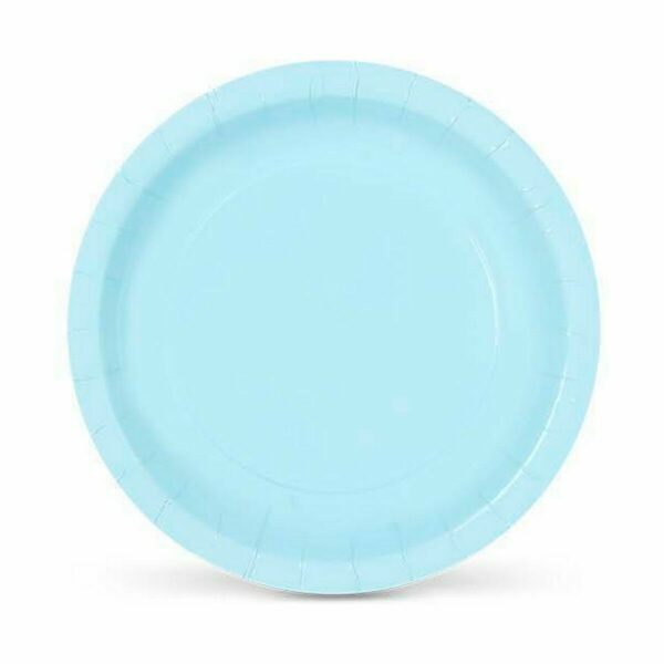 Geschirr-Set Algon Einwegartikel Pappe Blau 10 Stücke 20 cm (36 Stück) – Bild 2
