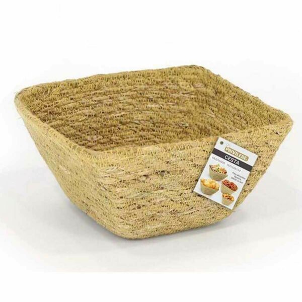 Mehrzweckkorb Privilege Seegras karriert 16 x 16 x 8 cm (24 Stück) – Bild 2