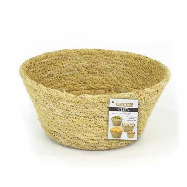 Mehrzweckkorb Privilege Seegras rund 10 x 6 cm (24 Stück) – Bild 2