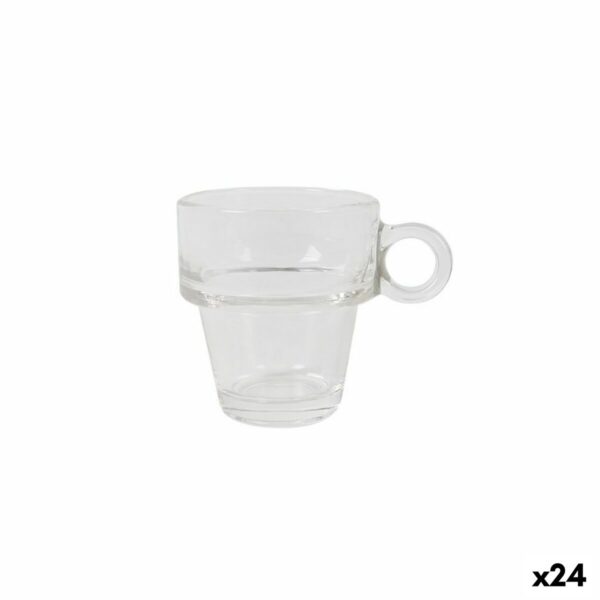 Satz von Kaffeetassen La Mediterránea Tower 90 ml 3 Stücke (24 Stück)