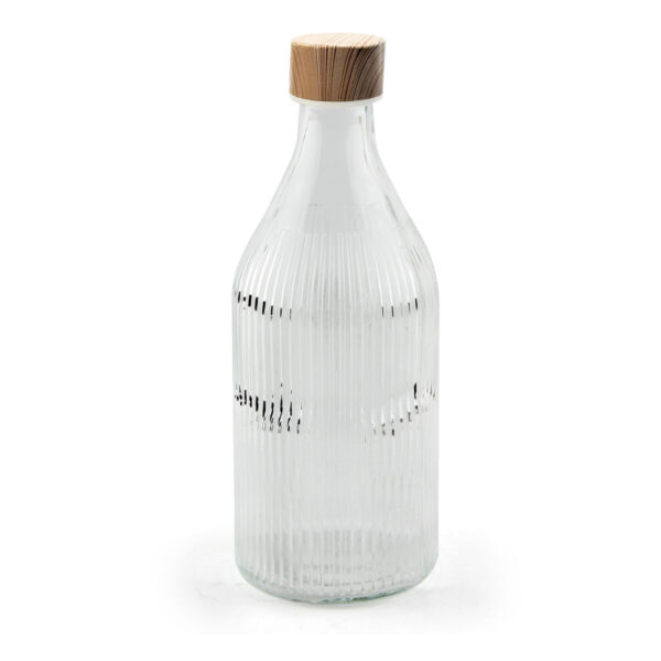 Glas-Flasche La Mediterránea Metall Glas 1 L (24 Stück) – Bild 3