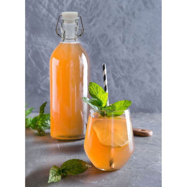 Glas-Flasche La Mediterránea Glas 1 L (24 Stück) – Bild 4