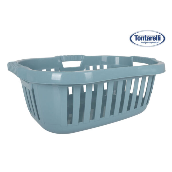 Wäschekorb Tontarelli Hipster Blau 50 L 66 x 44 x 25 cm (6 Stück) – Bild 3