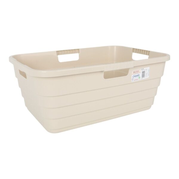 Wäschekorb Tontarelli Maya Beige Kunststoff 54,5 x 37,5 x 22 cm (12 Stück) – Bild 3