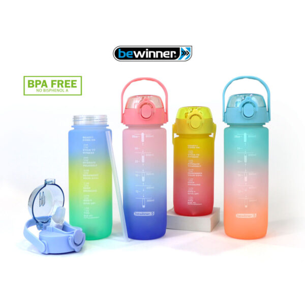 Wasserflasche Bewinner Bunt 600 ml 7,5 X 20 CM (12 Stück) – Bild 7