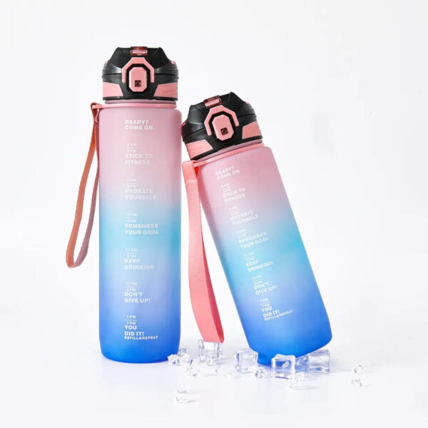 Wasserflasche Bewinner Bunt 800 ml 7,5 x 23,5 cm (12 Stück) – Bild 2