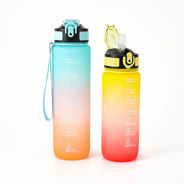 Wasserflasche Bewinner Bunt 800 ml 7,5 x 23,5 cm (12 Stück) – Bild 3