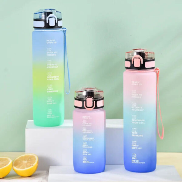 Wasserflasche Bewinner Bunt 800 ml 7,5 x 23,5 cm (12 Stück) – Bild 4