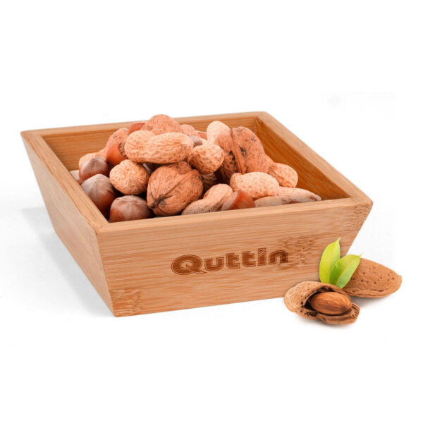 Schüssel für Vorspeisen Quttin Bambus 16 x 16 x 5 cm (12 Stück) – Bild 6