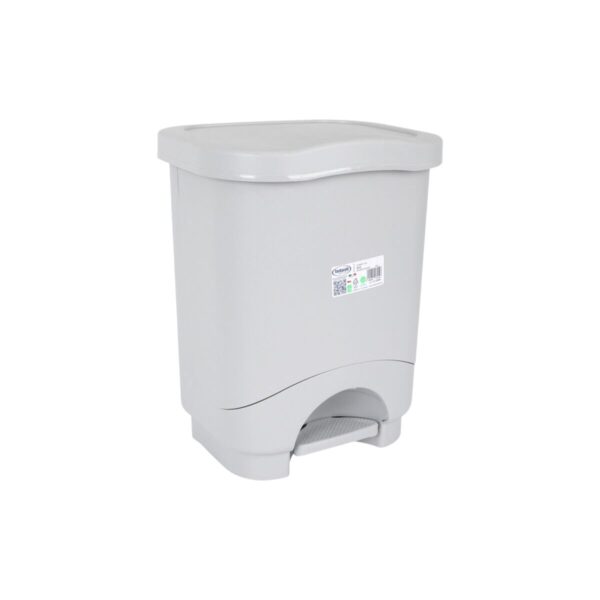 Mülleimer mit Pedal Tontarelli Idea Grau 24 L (4 Stück) – Bild 2
