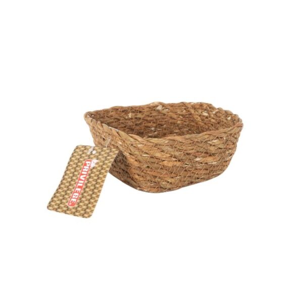 Mehrzweckkorb Privilege   Braun korb karriert 12 x 12 x 5 cm (36 Stück) – Bild 2