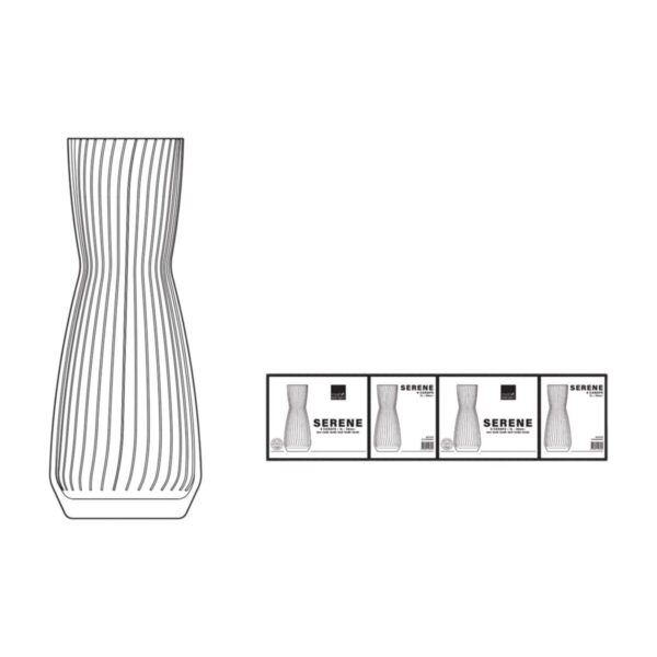 Glas-Flasche La Mediterránea 1 L (6 Stück) – Bild 3