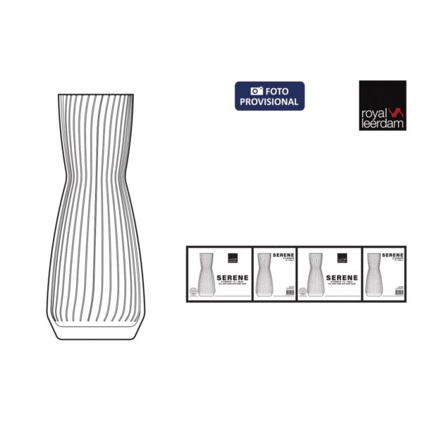 Glas-Flasche La Mediterránea 1 L (6 Stück) – Bild 2