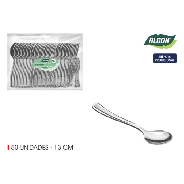 Dessertlöffel Set Algon 13 cm 50 Stücke (18 Stück) – Bild 4