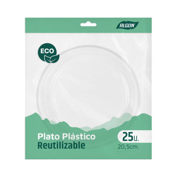 Geschirr-Set Algon Kunststoff 20,5 cm 25 Stücke (18 Stück) – Bild 2