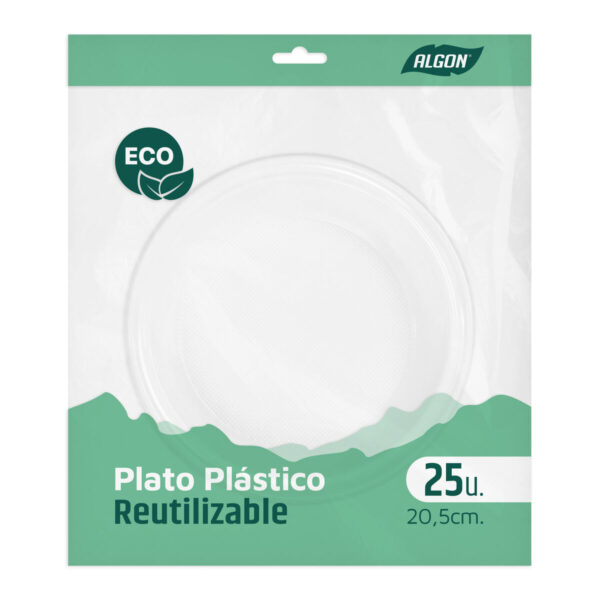 Geschirr-Set Algon Kunststoff 20,5 cm 25 Stücke (12 Stück) – Bild 2