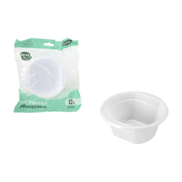 Satz für Appetithäppchen Algon Kunststoff 250 ml 12 x 12 x 5 cm 12 Stücke (24 Stück) – Bild 4
