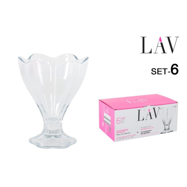 Gläsersatz LAV Lily 250 ml 6 Stücke (4 Stück) – Bild 3