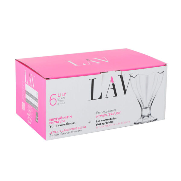 Gläsersatz LAV Lily 250 ml 6 Stücke (4 Stück) – Bild 7