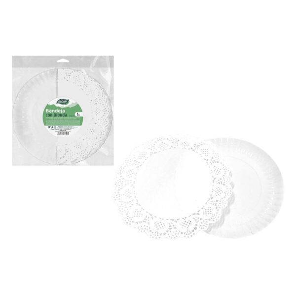Tablett für Snacks Algon rund 35 cm (30 Stück) – Bild 3