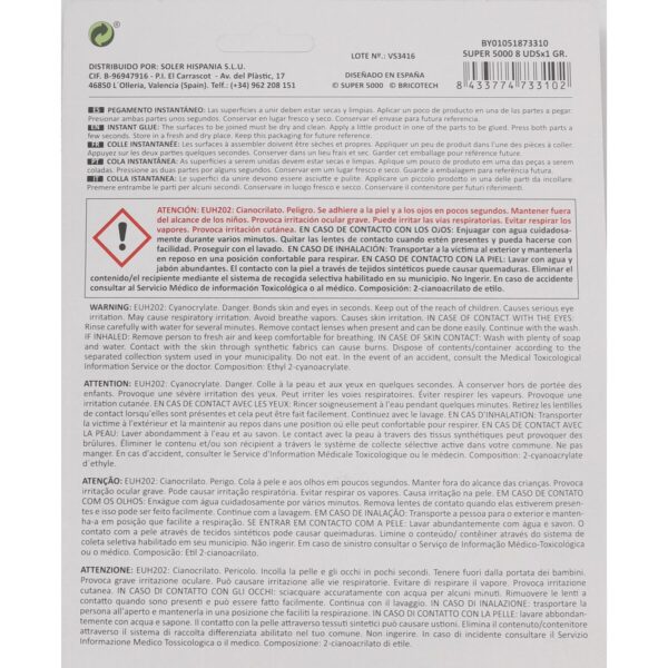 Sekundenkleber Bricotech Super 5000 1 g (36 Stück) – Bild 8