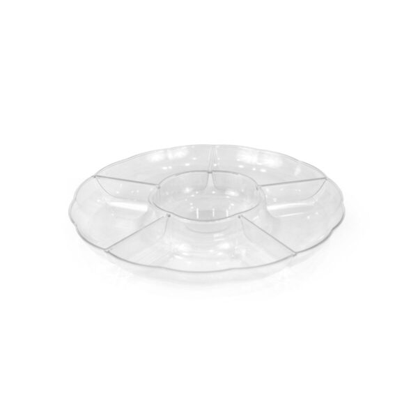 Tablett für Snacks Algon rund 30,5 cm (12 Stück) – Bild 2