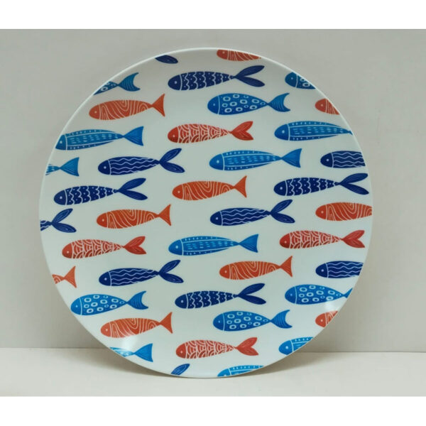Dessertteller La Mediterránea 20 cm Fische (24 Stück) – Bild 3