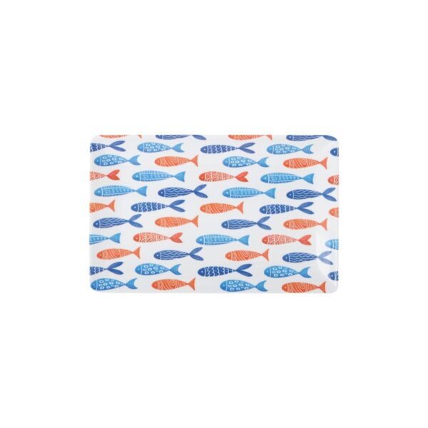 Tablett für Snacks La Mediterránea Fische 30 x 20 x 2,5 cm (12 Stück) – Bild 3