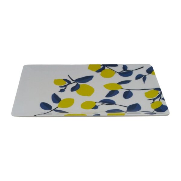 Tablett für Snacks La Mediterránea Zitronengelb 20 x 13 x 2 cm (24 Stück) – Bild 2