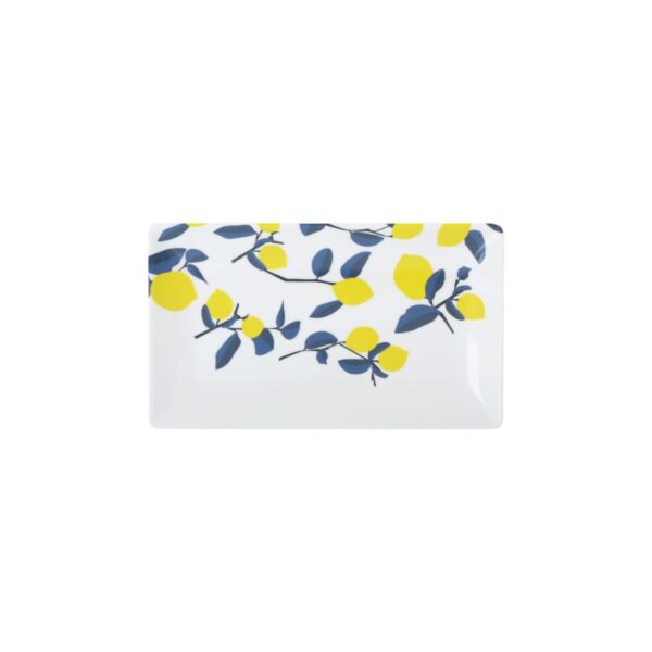 Tablett für Snacks La Mediterránea Zitronengelb 25 x 15 x 2 cm (12 Stück) – Bild 3