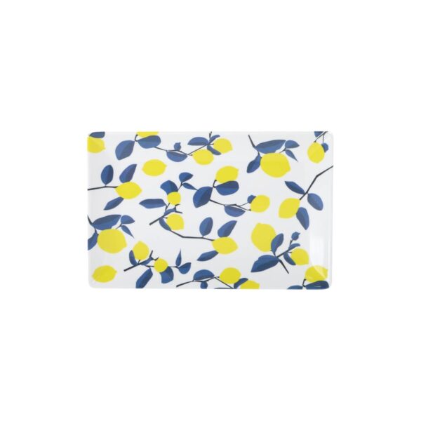 Tablett für Snacks La Mediterránea Zitronengelb 30 x 20 x 2,5 cm (12 Stück) – Bild 3