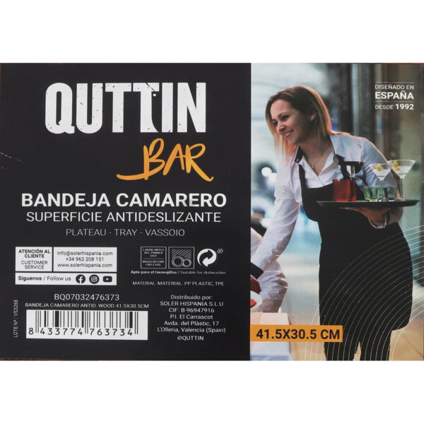 Schale Quttin 41,5 x 30,5 x 2 cm (12 Stück) – Bild 2