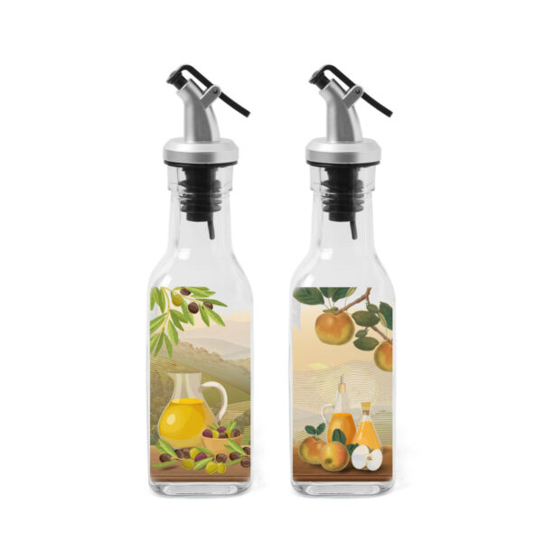 Gewürzset Anna Durchsichtig Silberfarben Glas ABS 170 ml 5 x 5 x 20 cm 2 Stücke (24 Stück) – Bild 3