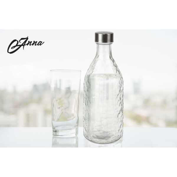 Glas-Flasche La Mediterránea Metall Glas 1 L (12 Stück) – Bild 4