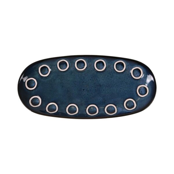 Kochschüssel La Mediterránea Almudena Blau Oval 25 x 12 x 2,2 cm (24 Stück) – Bild 4