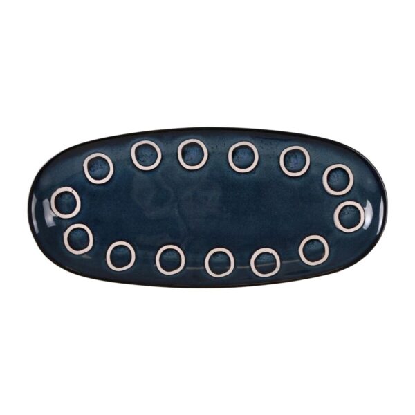 Kochschüssel La Mediterránea Almudena Blau Oval 29 x 13,5 x 2,4 cm (24 Stück) – Bild 4