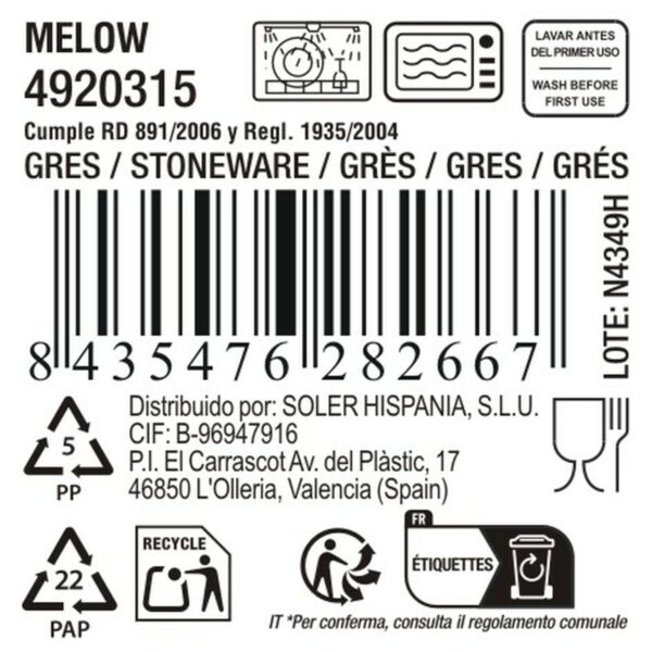 Kochschüssel La Mediterránea Melow Oval (24 Stück) – Bild 4