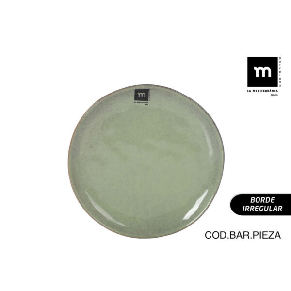 Flacher Teller La Mediterránea Macarella green Ø 20,5 cm (24 Stück) – Bild 4