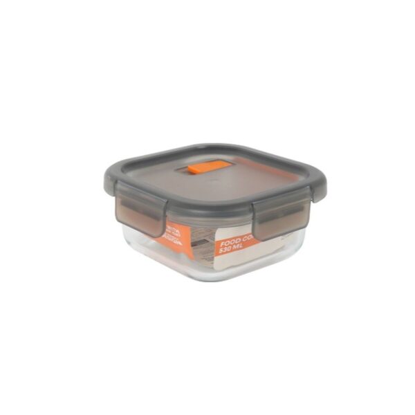 Lunchbox hermetisch MasterChef Grau Durchsichtig karriert 530 ml (12 Stück) – Bild 2