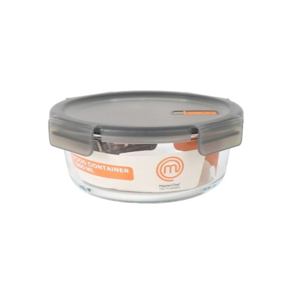 Lunchbox hermetisch MasterChef Grau Durchsichtig kreisförmig 1,3 L (6 Stück) – Bild 3