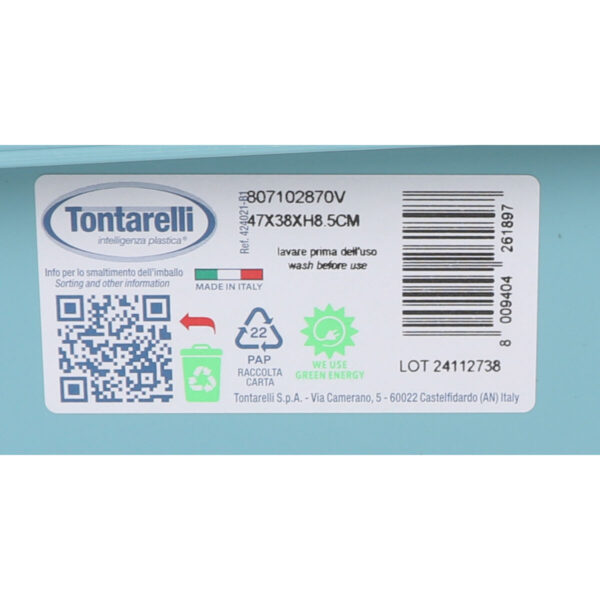 Abtropfsieb für die Spüle Tontarelli SCOLAP Blau 47 x 38 x 8,5 cm (12 Stück) – Bild 3